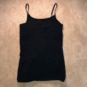 Black cami with built in bra